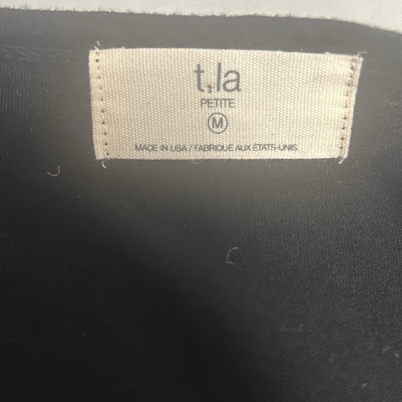 Anthropology Black V-Neck Short Sleeve Buttoned Peplum Blouse NWOT - Picture 5 of 6